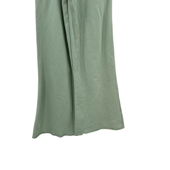 Staud Wide Leg Sweatpants Sage Green Beaded‎ Drawstring Waist Size XS **Flawed - Picture 9 of 10